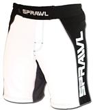 Fusion II Stretch Series White and Black MMA Shorts